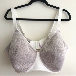 Wireless White and Beige Bra 44DDD / 44F / 46 F